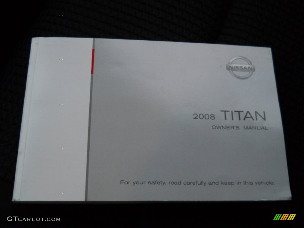2008 Nissan Titan SE King Cab 4x4 Books/Manuals Photo #56500503