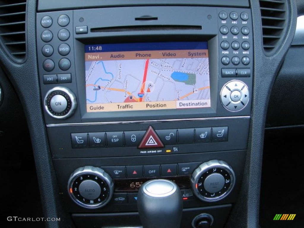 2010 Mercedes-Benz SLK 55 AMG Roadster Navigation Photos