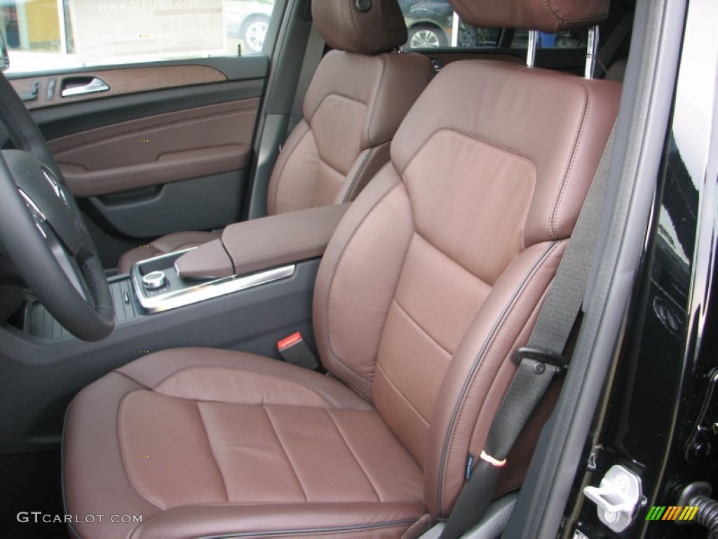 Auburn Brown Black Interior 2012 Mercedes Benz Ml 350 4matic