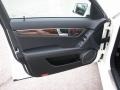 Black 2012 Mercedes-Benz C 300 Luxury 4Matic Door Panel