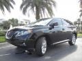 2010 Obsidian Black Lexus RX 350  photo #2