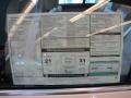 2012 BMW 5 Series 535i Sedan Window Sticker