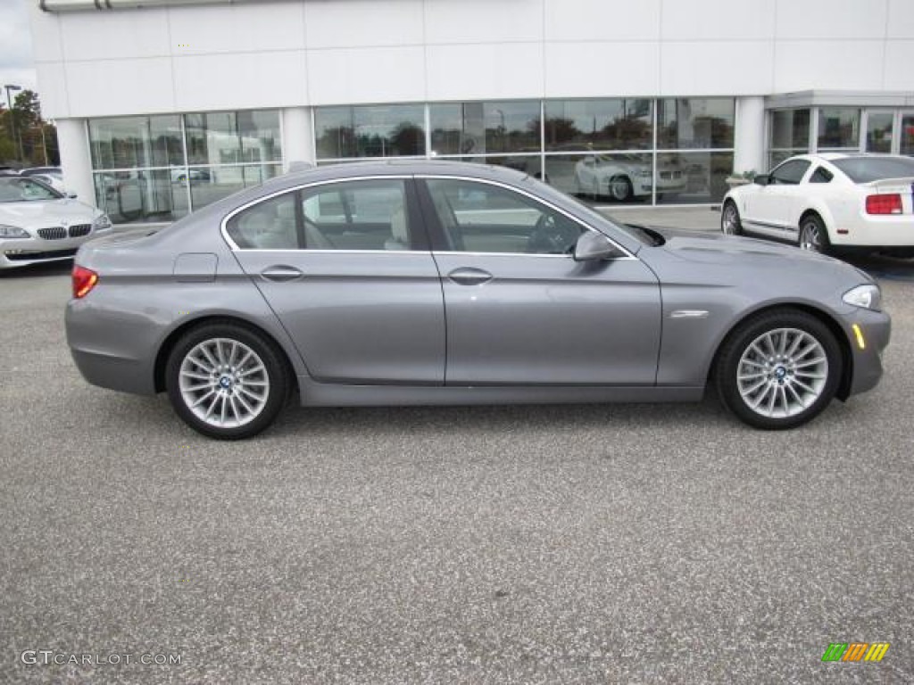 Space Gray Metallic 2012 BMW 5 Series 535i Sedan Exterior Photo #56504490