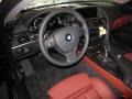 Vermillion Red Nappa Leather 2012 BMW 6 Series 650i Coupe Interior Color