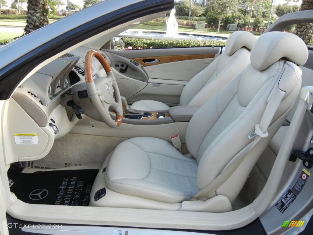 Stone Interior 2005 Mercedes-Benz SL 500 Roadster Photo #56504694