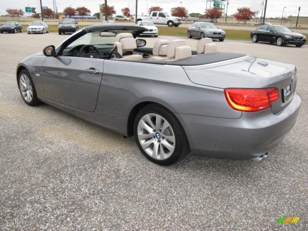 2011 3 Series 328i Convertible - Space Gray Metallic / Oyster/Black Dakota Leather photo #3