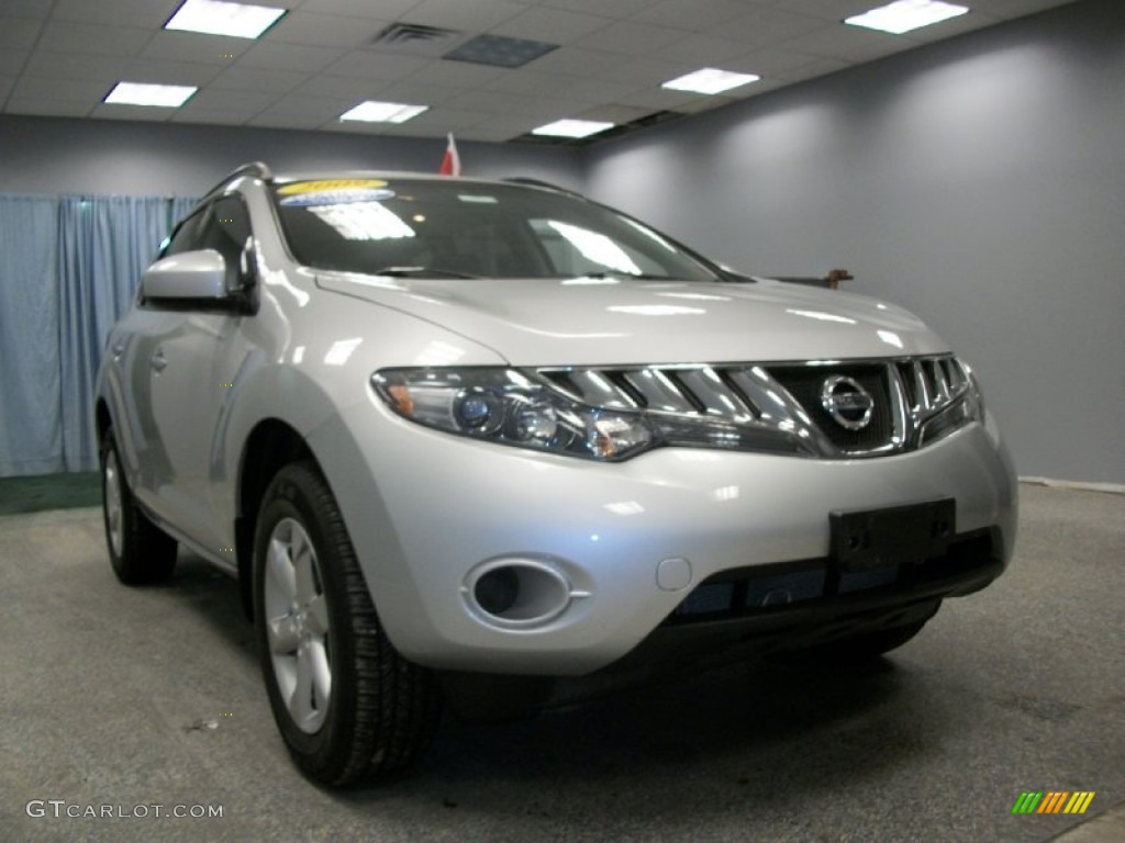 2009 Murano S AWD - Brilliant Silver Metallic / Black photo #1