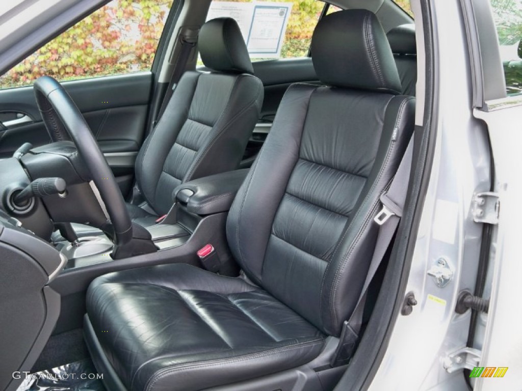 Black Interior 2009 Honda Accord EX-L V6 Sedan Photo #56505460