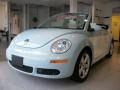 2010 Aquarius Blue/Campanella White Volkswagen New Beetle Final Edition Convertible  photo #1