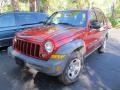 2005 Flame Red Jeep Liberty Sport 4x4  photo #4