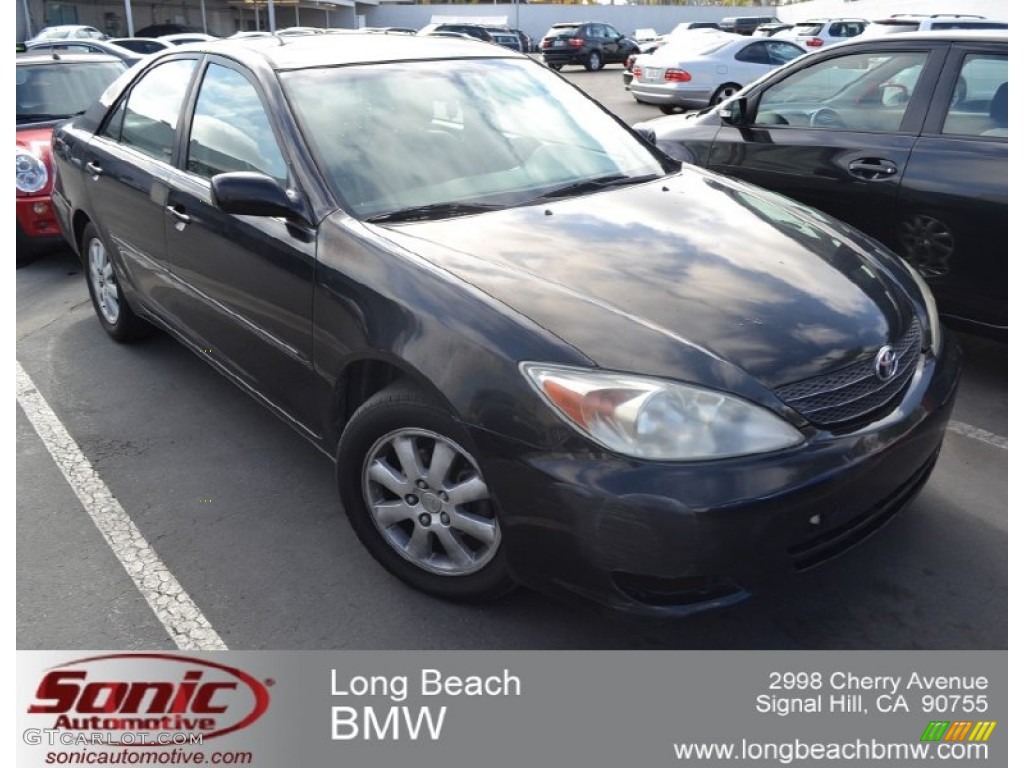 2002 Camry LE - Black / Stone photo #1