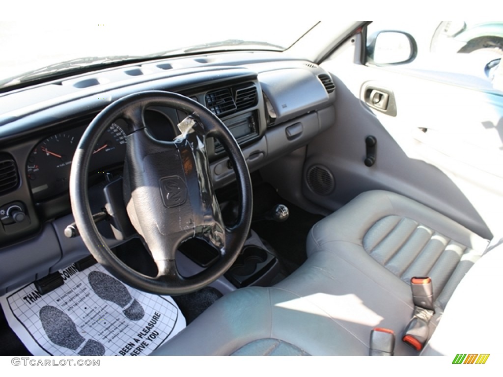 1997 Dakota Regular Cab - Metallic Red / Mist Gray photo #4