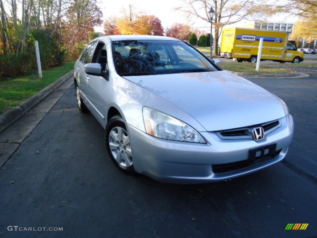 2003 Accord LX Sedan - Satin Silver Metallic / Gray photo #1