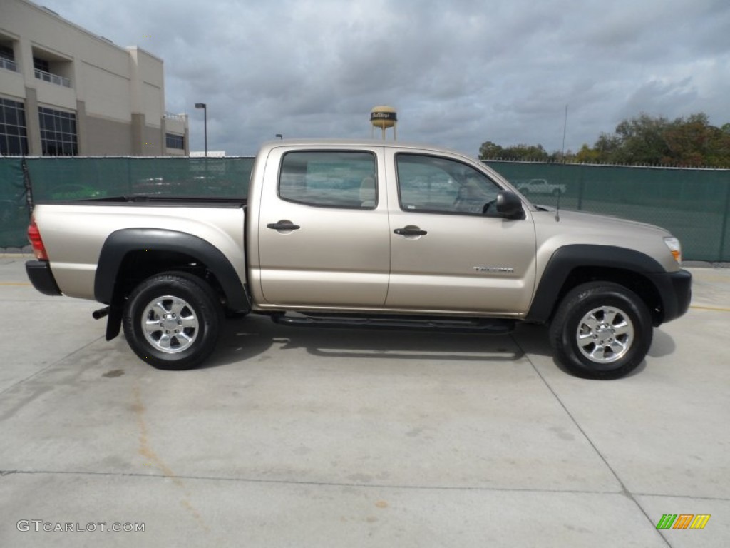 2007 Tacoma V6 PreRunner Double Cab - Desert Sand Mica / Taupe photo #2