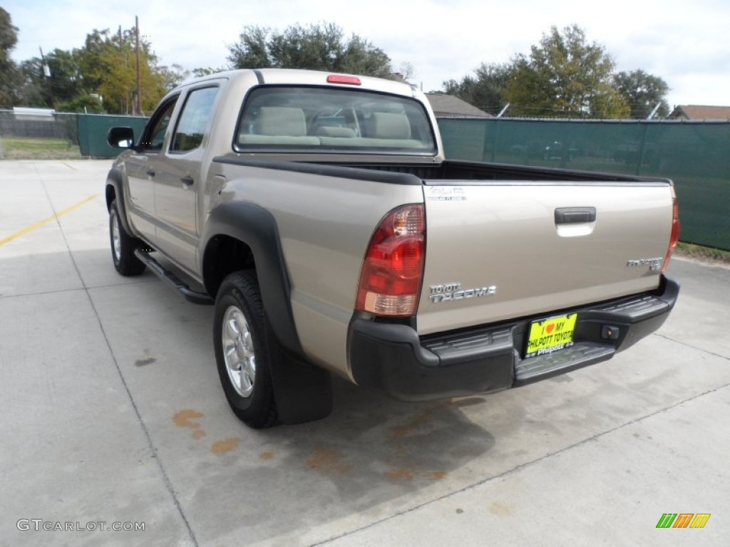 2007 Tacoma V6 PreRunner Double Cab - Desert Sand Mica / Taupe photo #5