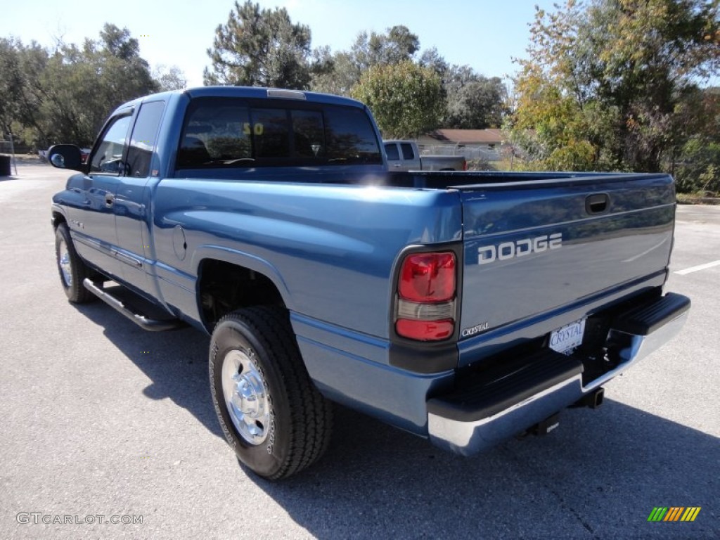 2002 Ram 2500 SLT Quad Cab - Atlantic Blue Pearl / Mist Gray photo #3