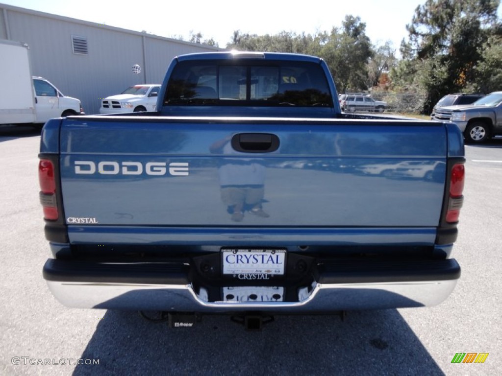 2002 Ram 2500 SLT Quad Cab - Atlantic Blue Pearl / Mist Gray photo #7