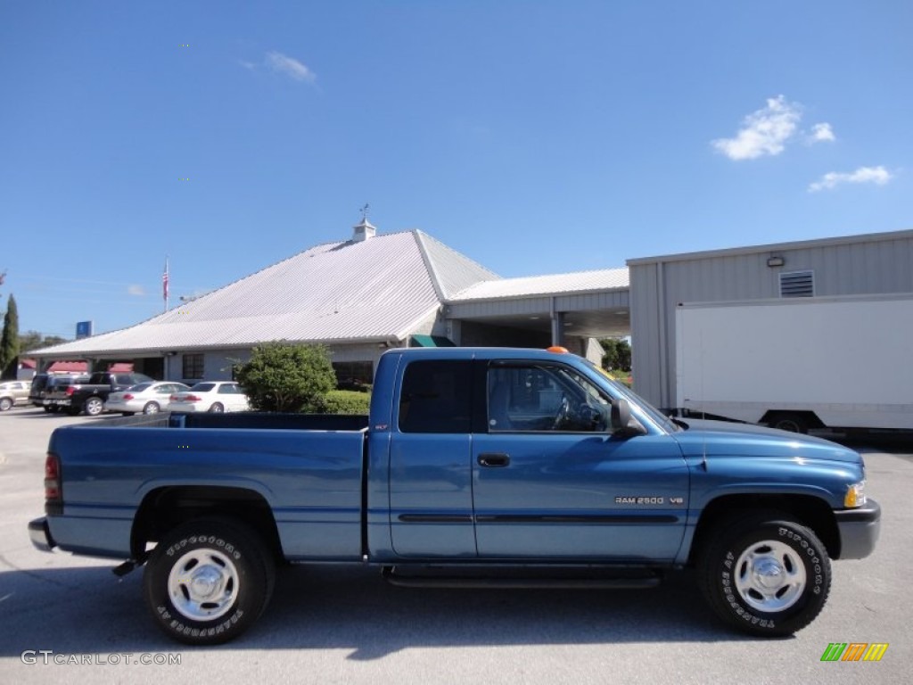Atlantic Blue Pearl 2002 Dodge Ram 2500 SLT Quad Cab Exterior Photo #56507916