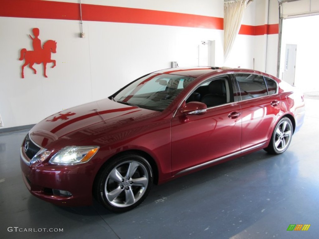 2008 GS 350 - Matador Red Mica / Black photo #1