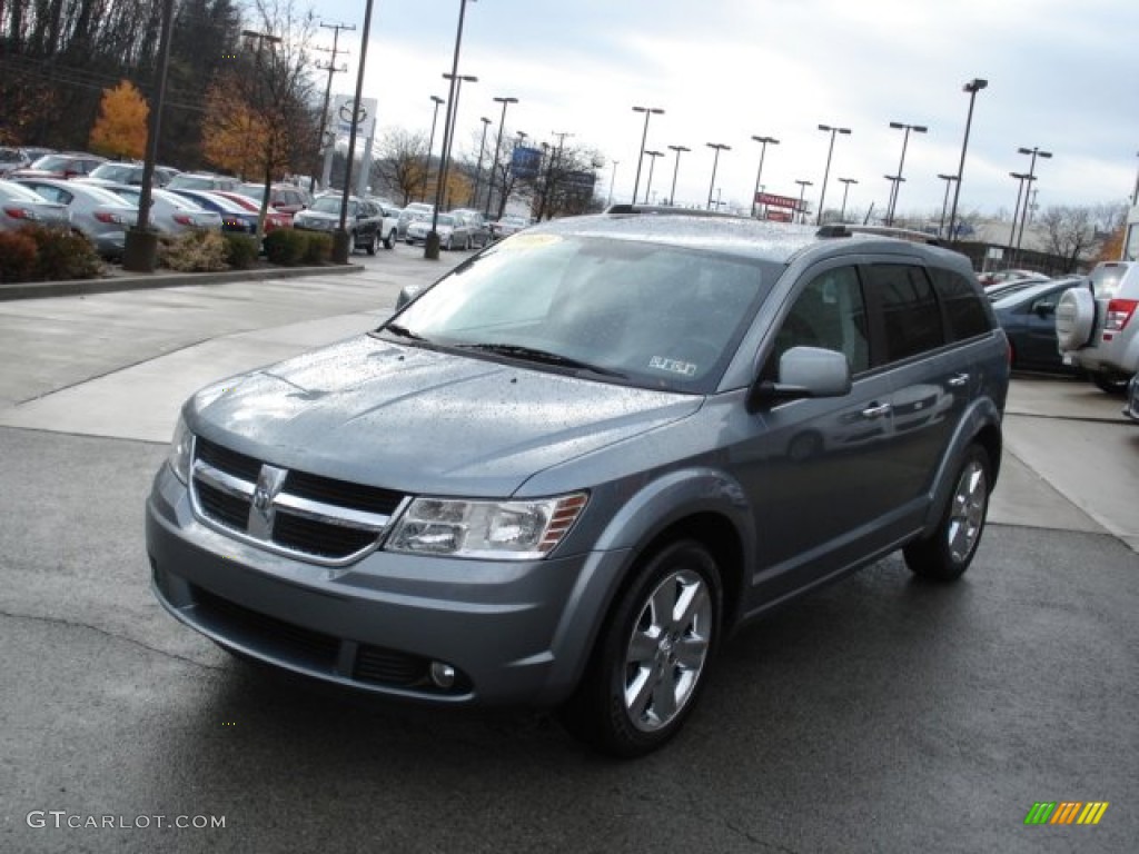 2009 Journey R/T AWD - Silver Steel Metallic / Dark Slate Gray/Light Graystone photo #6