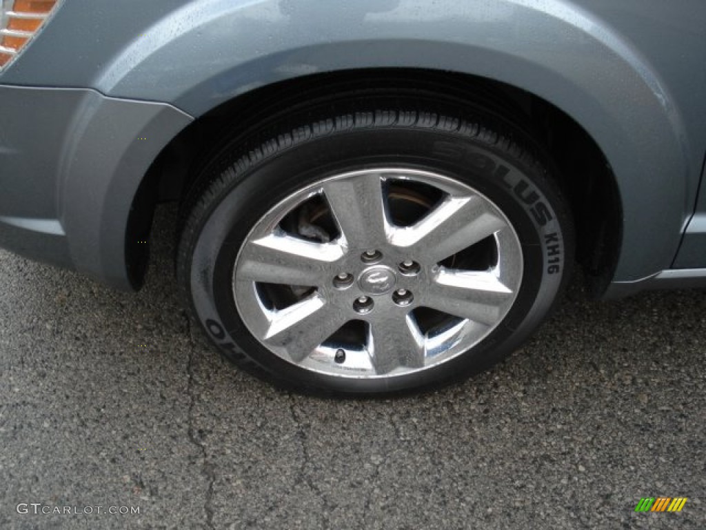 2009 Journey R/T AWD - Silver Steel Metallic / Dark Slate Gray/Light Graystone photo #8