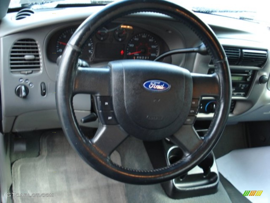 2004 Ford Ranger XLT SuperCab Medium Dark Flint Steering Wheel Photo #56511681