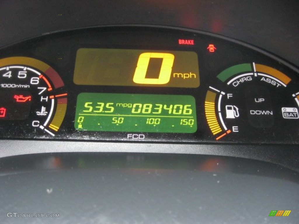 2001 Honda Insight Hybrid Gauges Photo #56512302