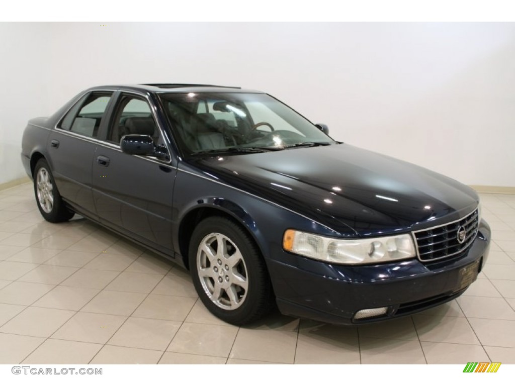 Blue Onyx 2002 Cadillac Seville STS Exterior Photo #56512512