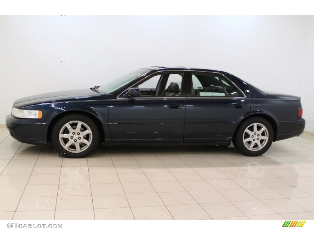Blue Onyx 2002 Cadillac Seville STS Exterior Photo #56512521