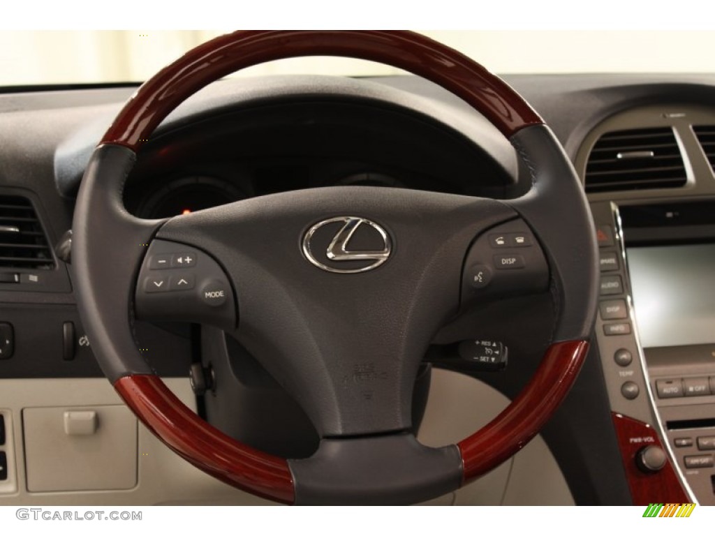 2009 Lexus ES 350 Light Gray Steering Wheel Photo #56512872