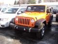 2012 Crush Orange Jeep Wrangler Sport S 4x4  photo #1