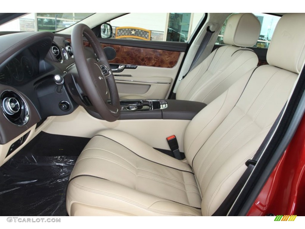 Cashew/Truffle Interior 2012 Jaguar XJ XJL Portfolio Photo #56514466