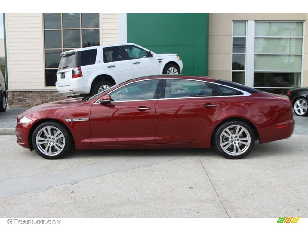 Claret Red Metallic 2012 Jaguar XJ XJL Portfolio Exterior Photo #56514481