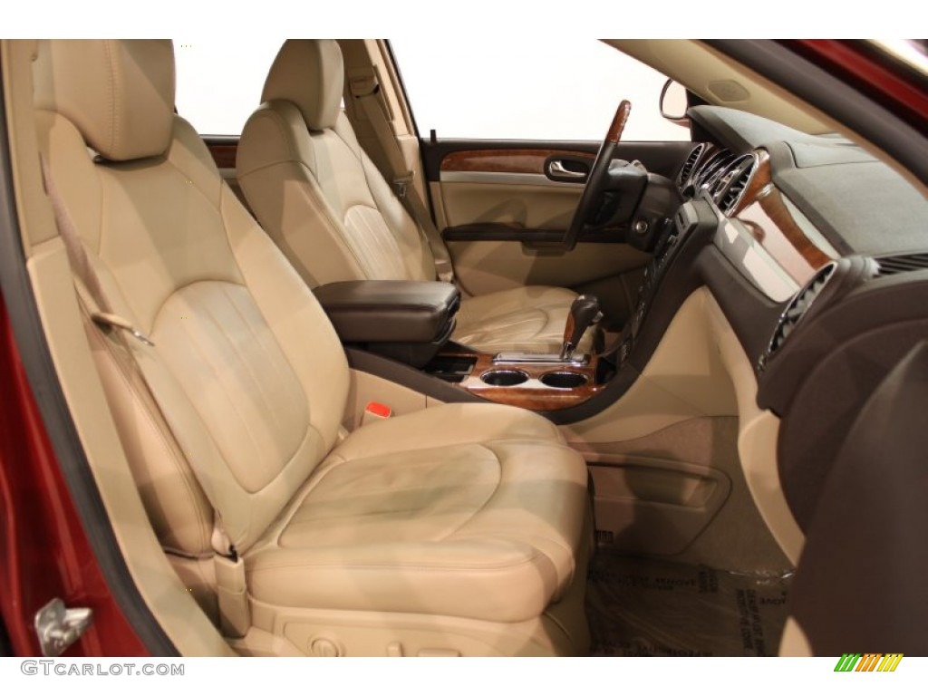 2009 Enclave CXL AWD - Red Jewel Tintcoat / Cocoa/Cashmere photo #22