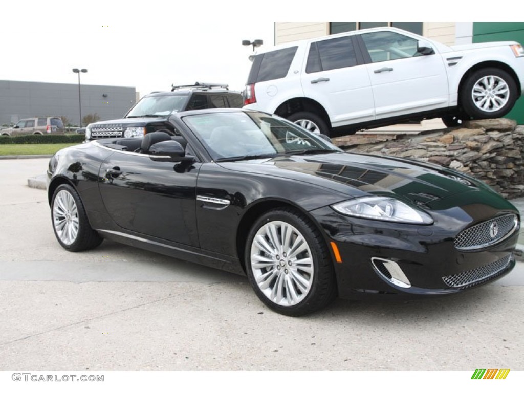 Ebony Black 2012 Jaguar XK XK Convertible Exterior Photo #56514931