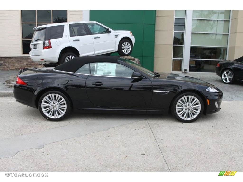 Ebony Black 2012 Jaguar XK XK Convertible Exterior Photo #56514976