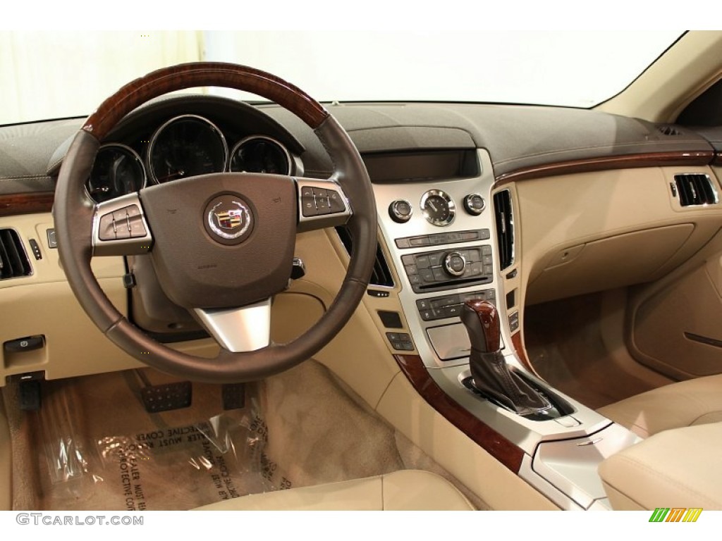 2010 Cadillac CTS 4 3.6 AWD Sedan Cashmere/Cocoa Dashboard Photo #56514994