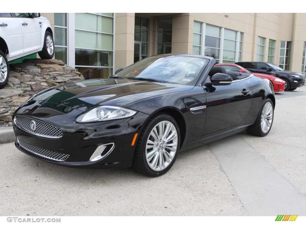Ebony Black 2012 Jaguar XK XK Convertible Exterior Photo #56515057