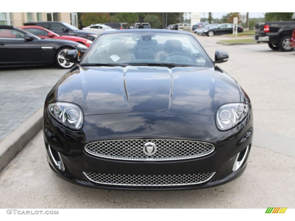 Ebony Black 2012 Jaguar XK XK Convertible Exterior Photo #56515075