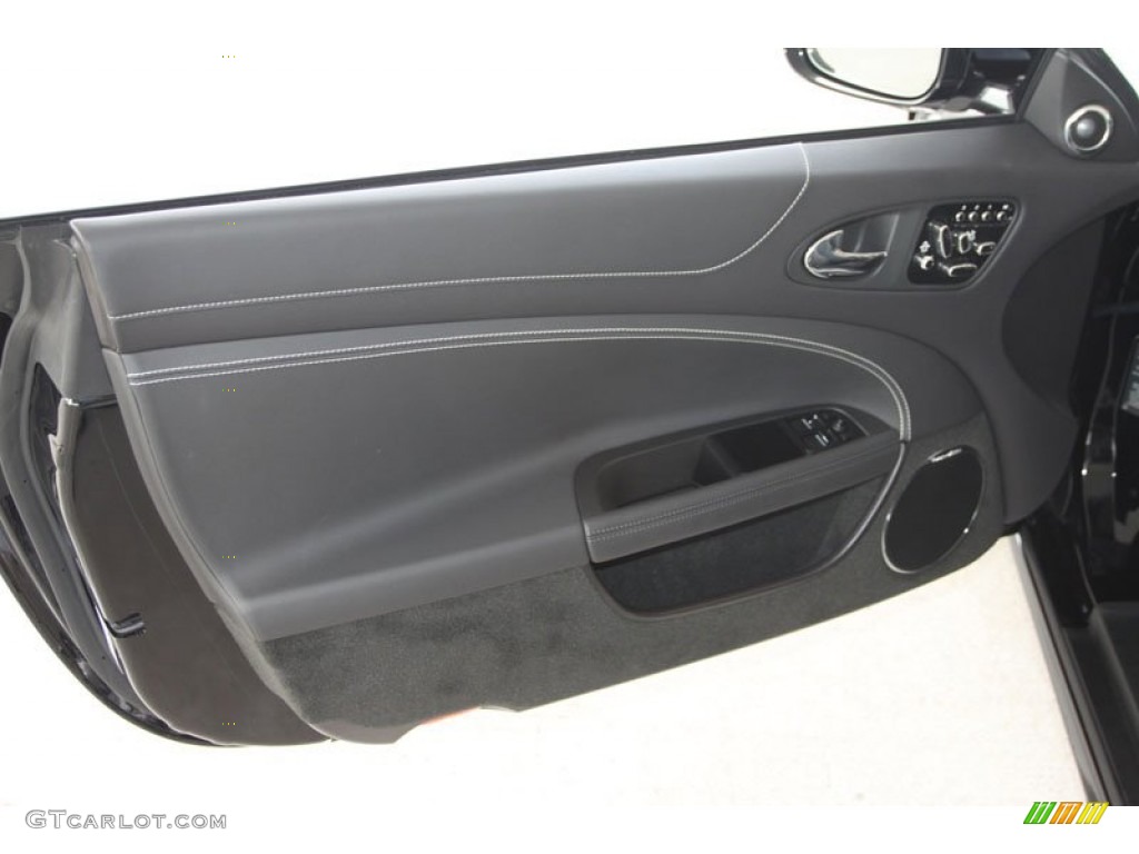 2012 Jaguar XK XK Convertible Warm Charcoal/Warm Charcoal Door Panel Photo #56515082
