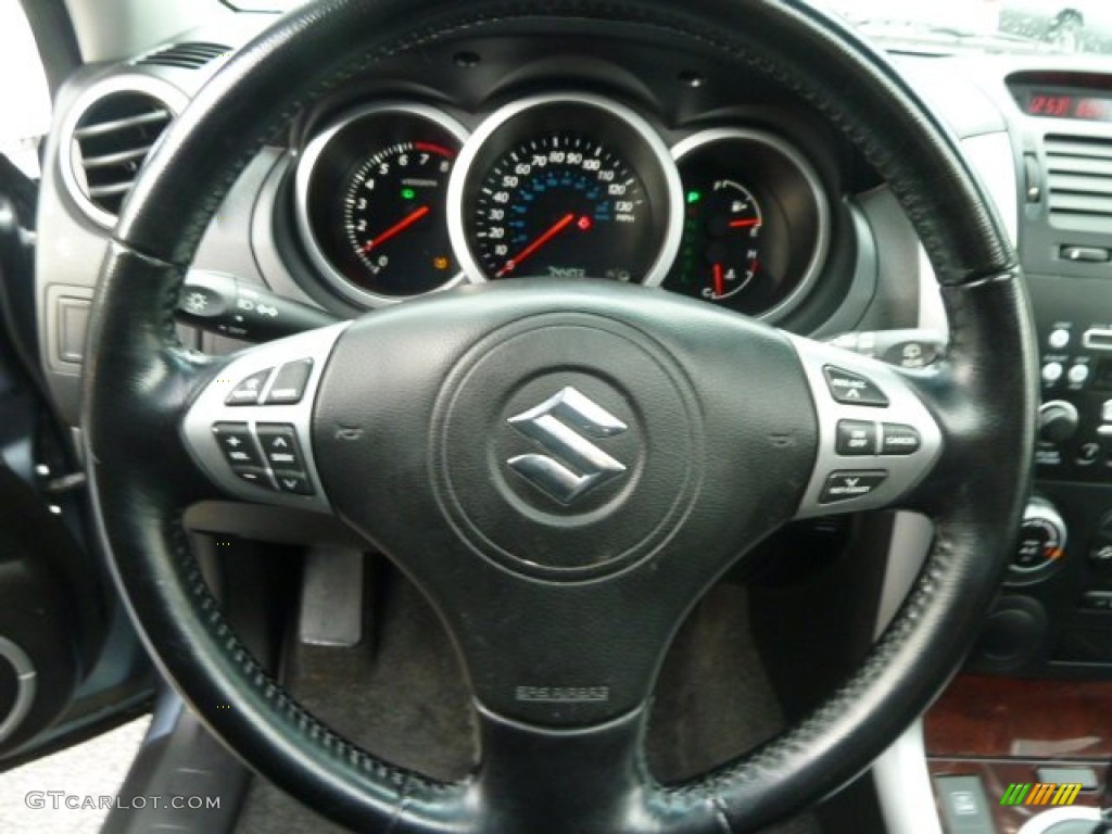 2007 Suzuki Grand Vitara Luxury Black Steering Wheel Photo #56515291