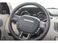 Almond/Espresso 2012 Land Rover Range Rover Evoque Pure Steering Wheel