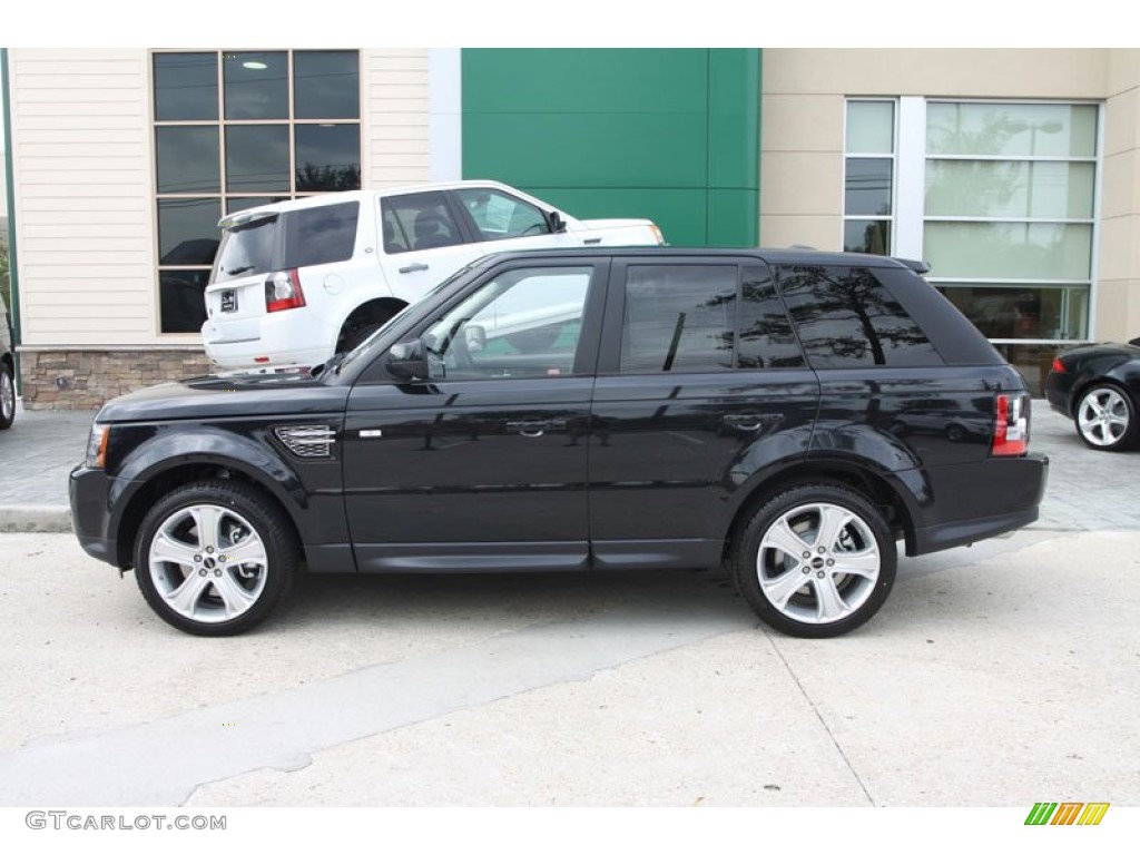 Santorini Black Metallic 2012 Land Rover Range Rover Sport HSE LUX Exterior Photo #56515513