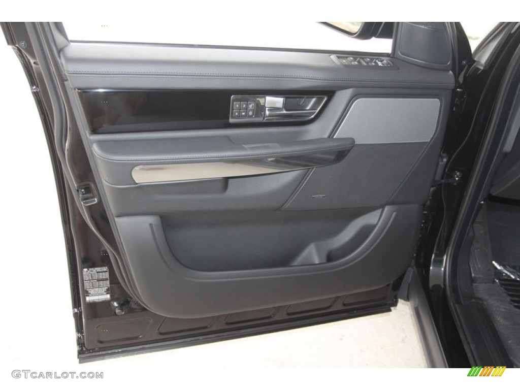 2012 Land Rover Range Rover Sport HSE LUX Ebony Door Panel Photo #56515558