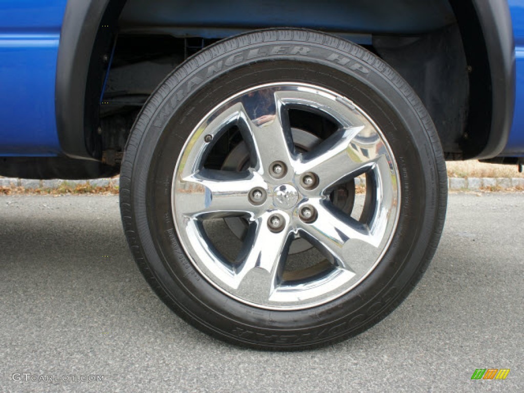 2008 Ram 1500 Big Horn Edition Quad Cab 4x4 - Electric Blue Pearl / Medium Slate Gray photo #11