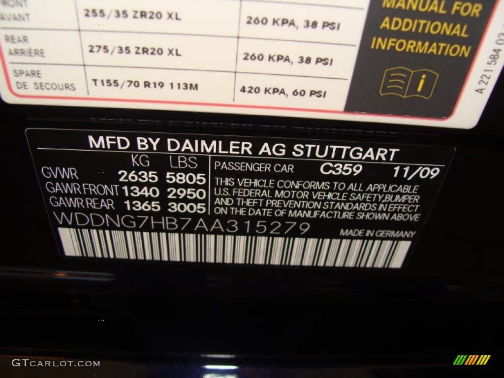 2010 S Color Code 359 for Capri Blue Metallic Photo #56516407