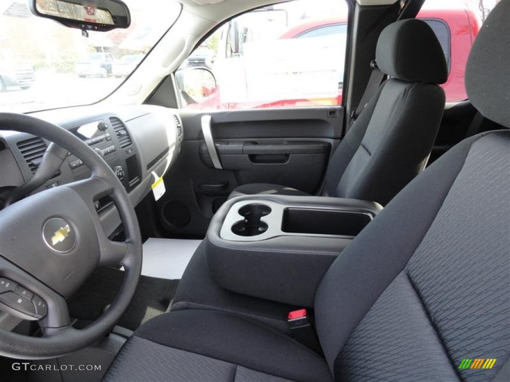 2012 Silverado 1500 LS Extended Cab 4x4 - Black / Dark Titanium photo #5