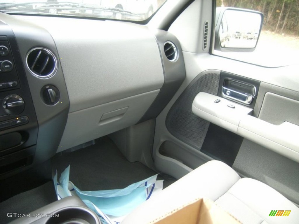 2005 F150 XLT SuperCrew 4x4 - Dark Shadow Grey Metallic / Medium Flint/Dark Flint Grey photo #34