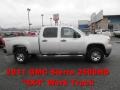 2011 Pure Silver Metallic GMC Sierra 2500HD Work Truck Crew Cab 4x4  photo #1