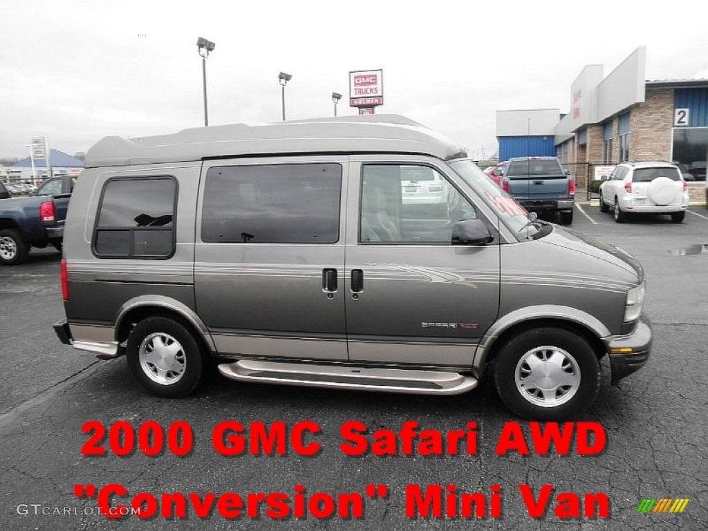 2000 Safari AWD Conversion Van - Storm Gray Metallic / Pewter photo #1